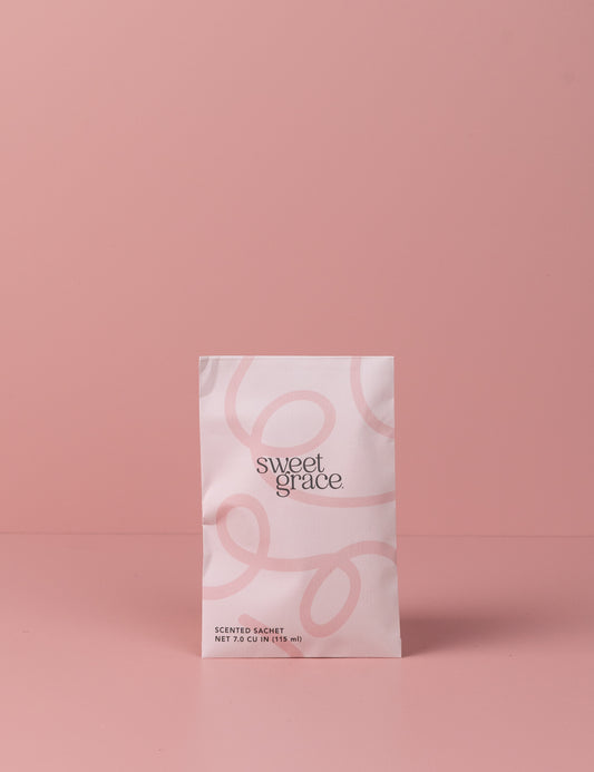 Sweet Grace Pink Loopy Swirl Sachet