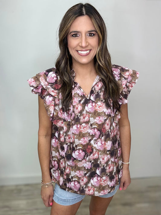 Morning Mauve Top