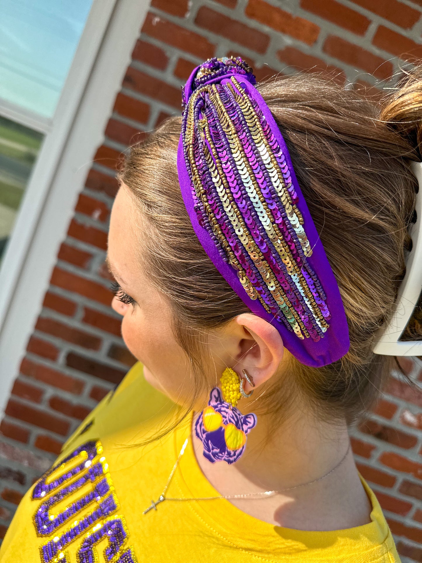 Sequin Strip Headband