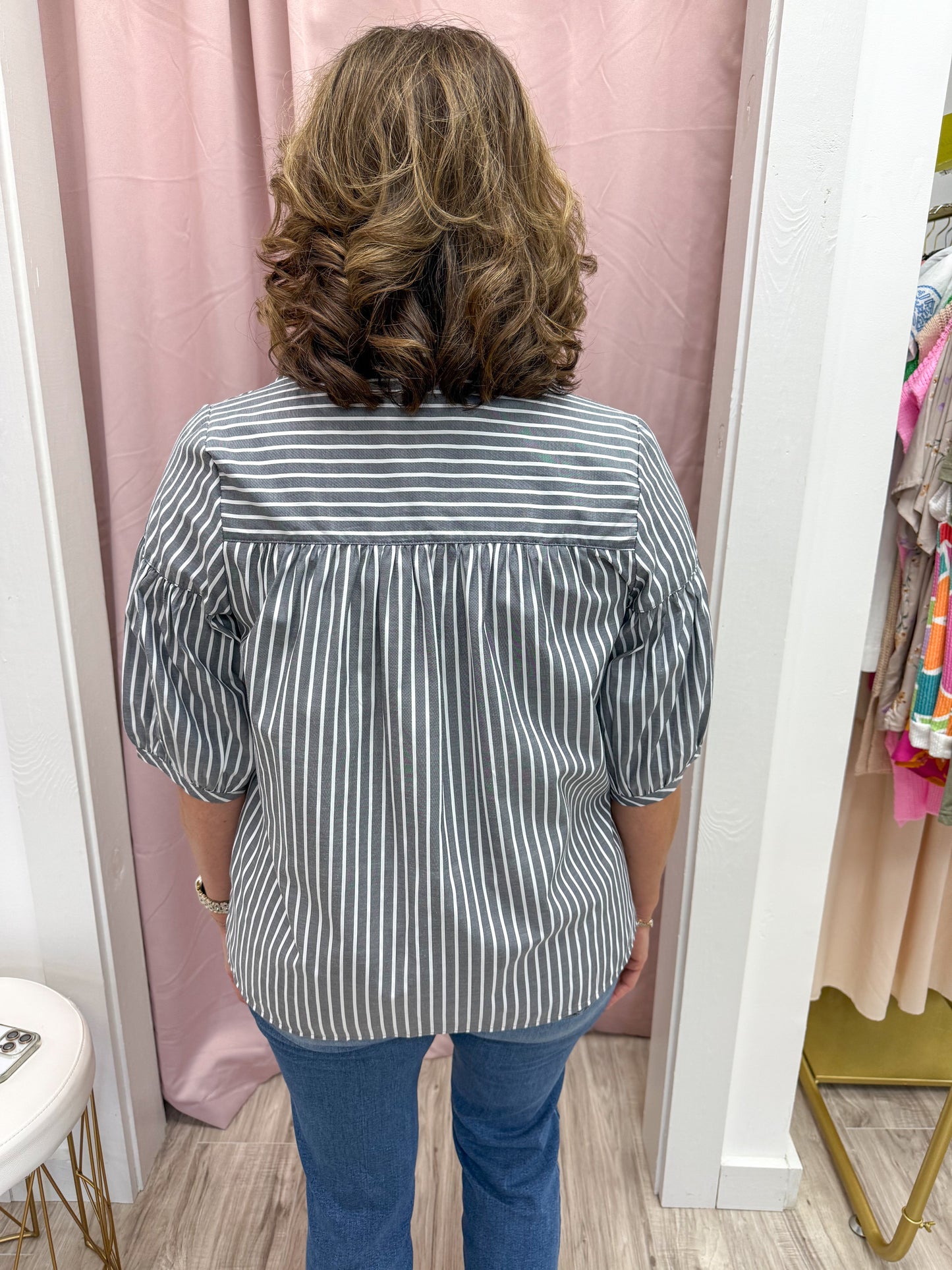 Smoky Striped Top