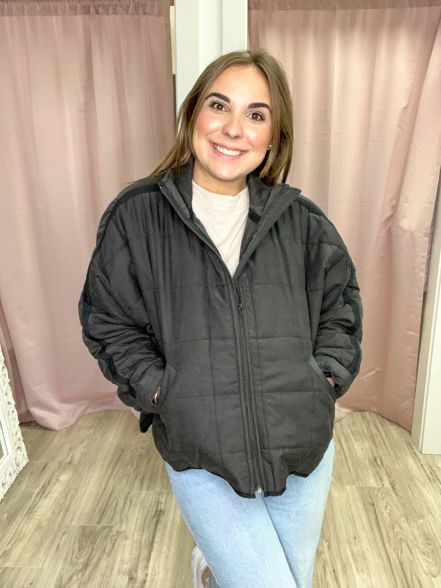 Go Girl Quilted Puffer Jacket