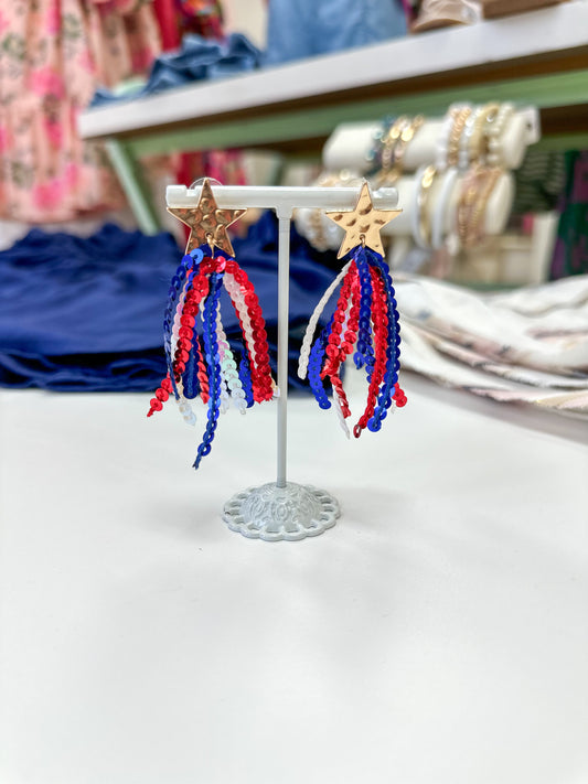 Sequin Firework Earrings