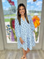 Blue Blooms Dress