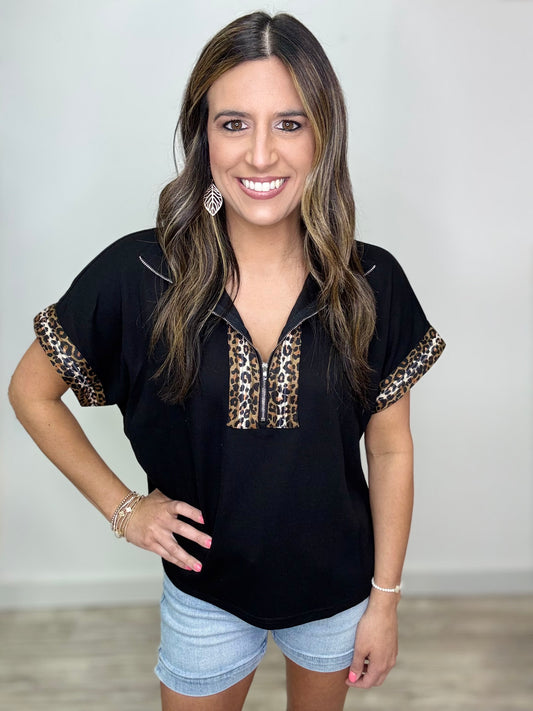 Loving Leopard Top