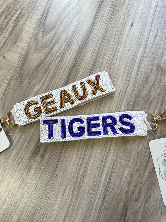 Geaux Tigers Keychain