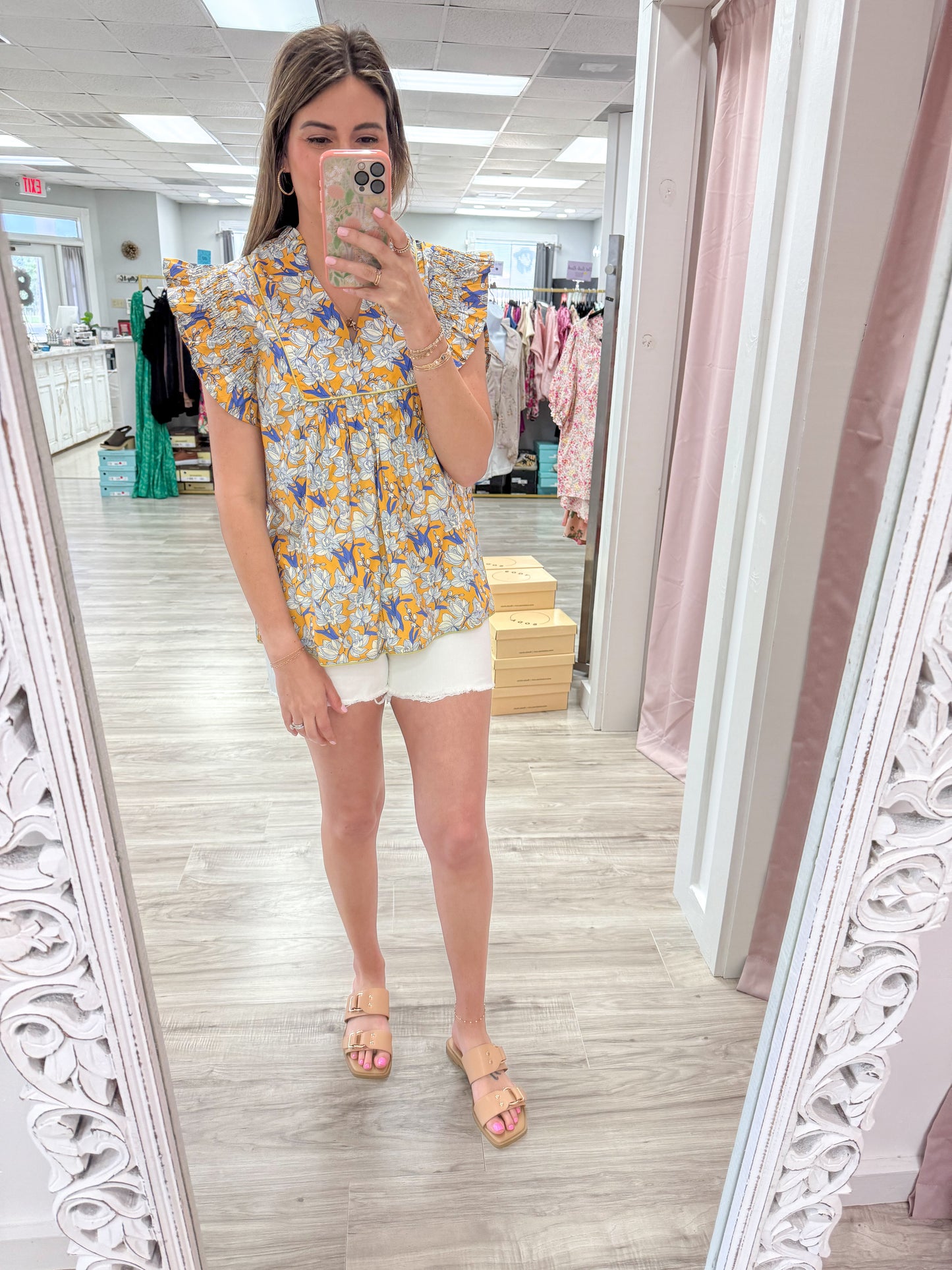 Spring Floral Top