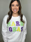 Mardi Gras Sequin Long Sleeve Tee