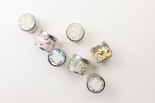 Orange & Honey Tin Candle