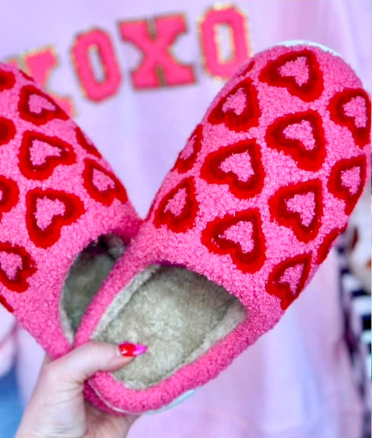 Heart Slippers