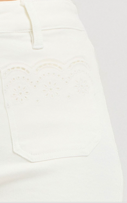 Ella Scalloped Shorts