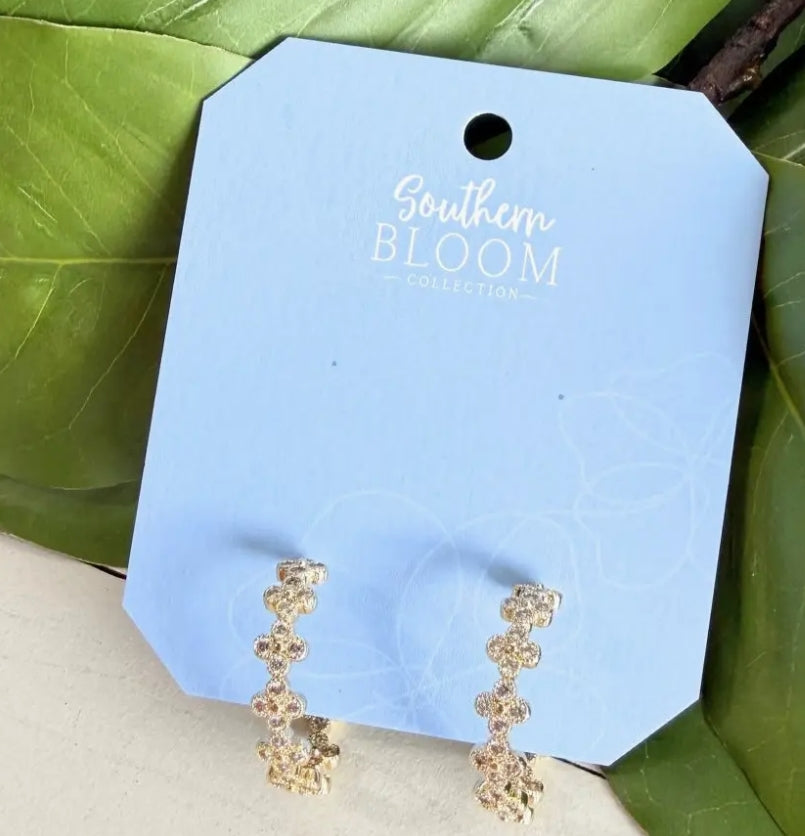 Radiant Hoop Earrings