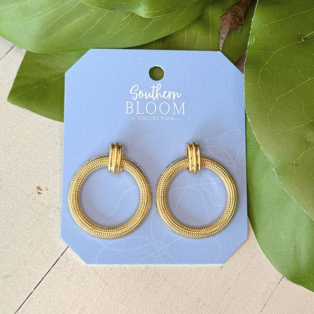 Hampton Hoop Stud Earrings