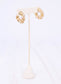 Twisted Hoop Earring w/pearls