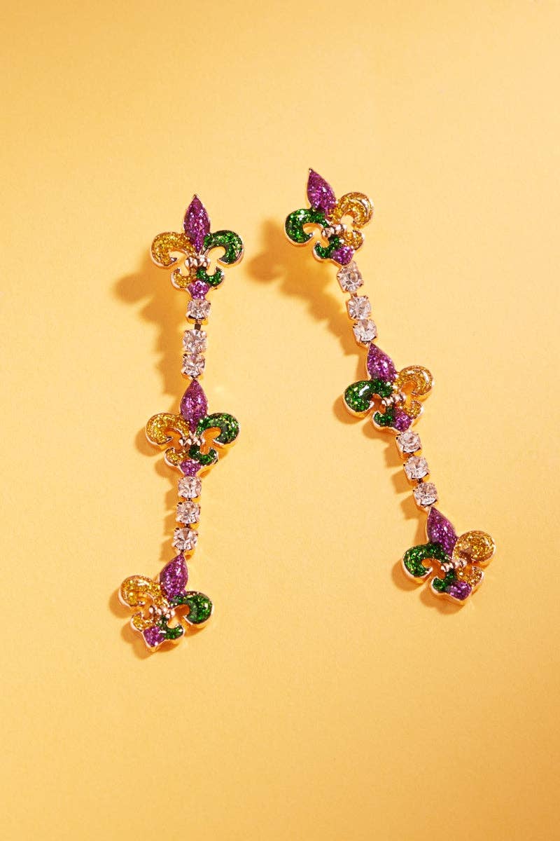 MG Fleur De Lis Earrings