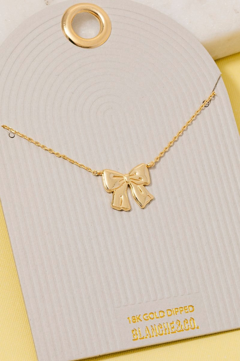 Sweet Bow Necklace