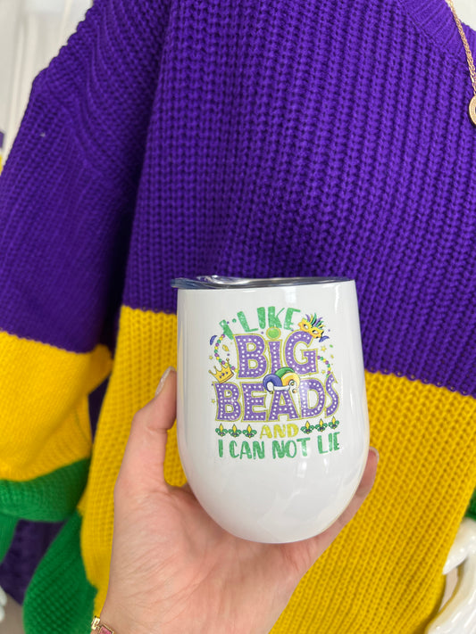 Mardi Gras Tumblers